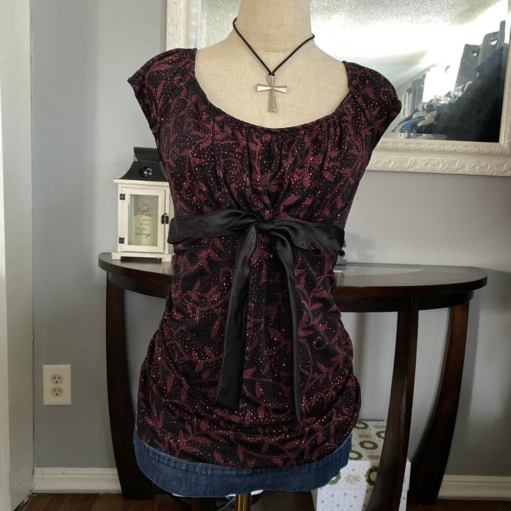 Y2k babydoll top size large